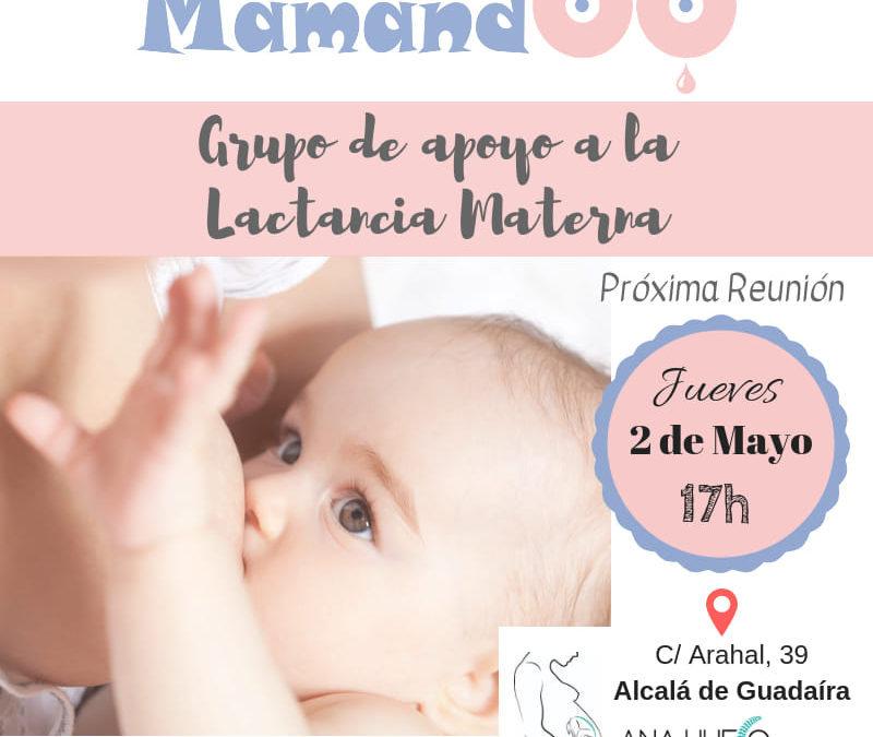 Próxima reunión de nuestro grupo de apoyo a la lactancia materna 
 Si eres mami…