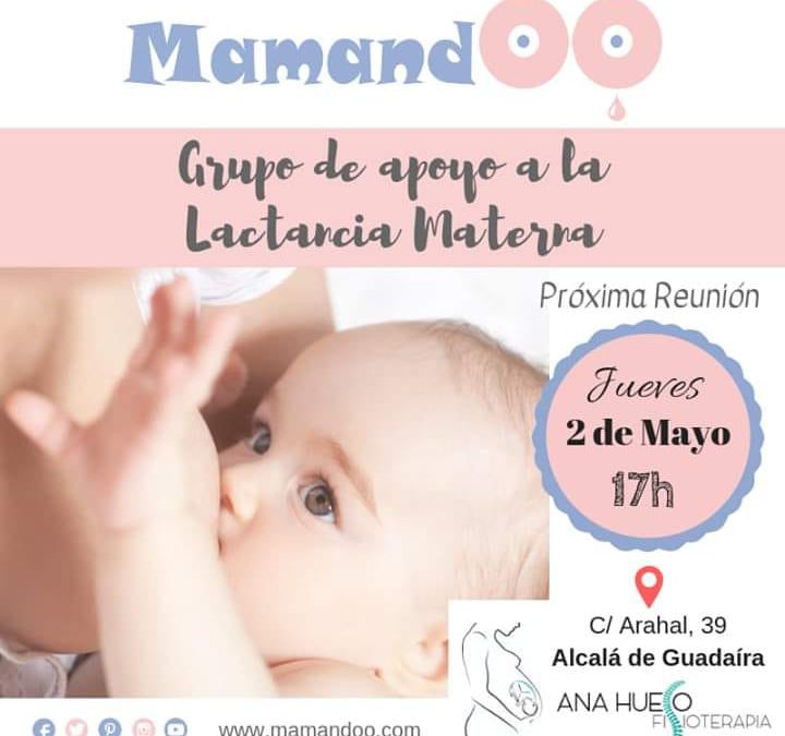 Mañana nuestra reunión mensual del grupo de apoyo a la lactancia 
 Disfrutad de …