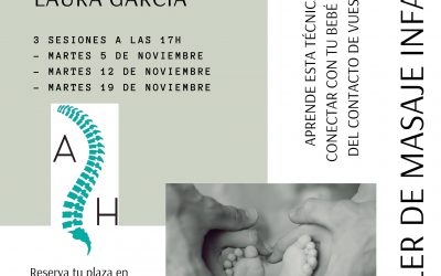 Nuevo curso de Masaje Infantil para padres y madres.
 Para bebés de 0 a 12 meses…